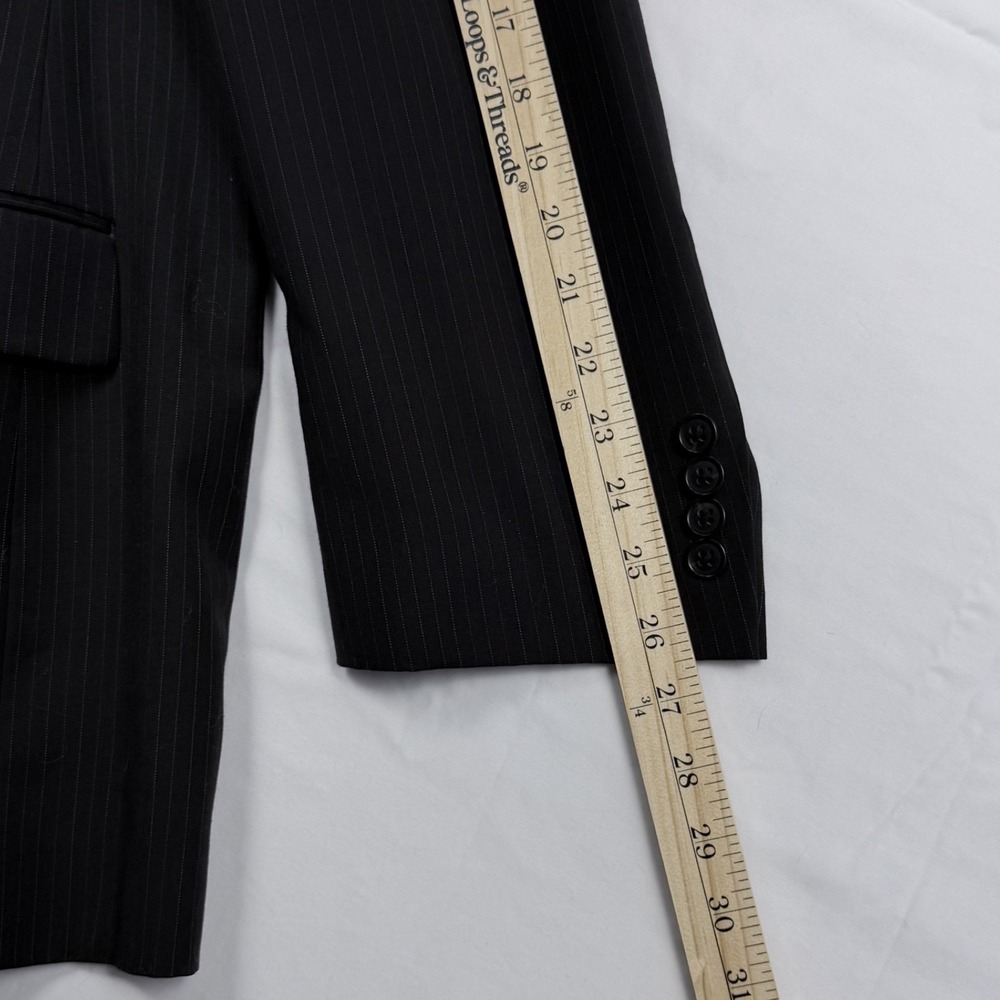 Lauren Ralph Lauren Pinstripe Blazer 52R Business Professor - Picture 8 of 11